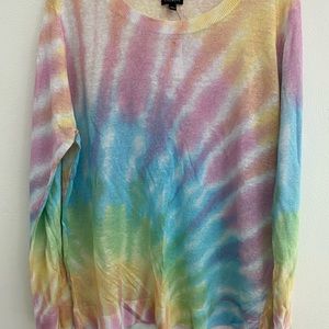Talbots Light weight die dye sweater Sz XL